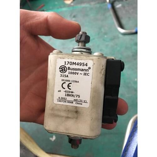 Fuses: 170M4951 160A 1000V / 170M4952 200A / 170M4953 250A / 170M4954 315A 1000V aR