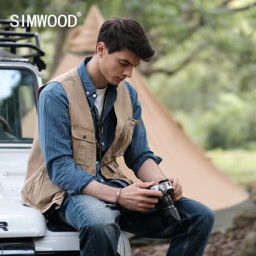 Мужские жилеты с карманами Simwood China At AliExpress