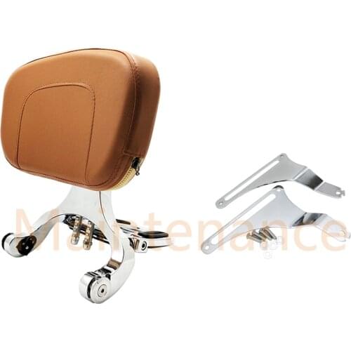 Motorcycle Backrest Multi-Purpose Driver Passenger Backrest Brown For Harley Models Breakout 2013-2021 Fat Boy 2018-2021