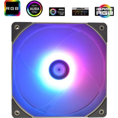 Thermalright TL-C12R-S 120mm Reverse Wind Direction Fan 5V Addressable RGB PWM Computer Case CPU Cooling Fans