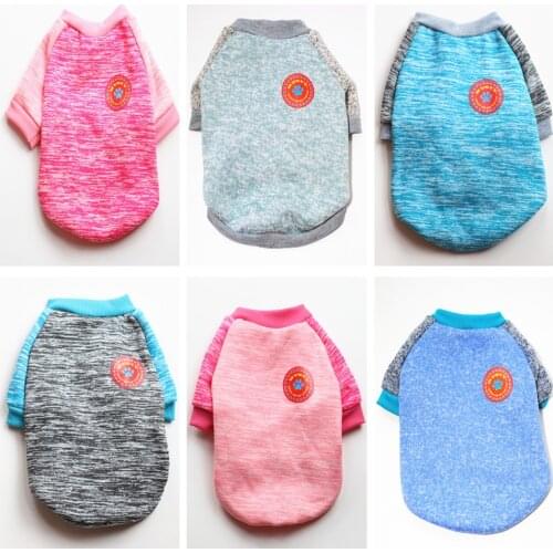 Soft Warm Dog Clothes Puppy Pet Cat Clothes Sweater Jacket Coat Winter Fashion Soft For Small Dogs Bulldog Chihuahua XS-L