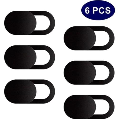 1 3 6PCS Web Cam Cover Shutter Magnet Slider Plastic Camera Cover for IPhone PC Laptops Mobile Phone Lens Privacy Sticke 2020New