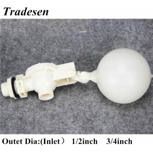 1pcs 1/2inch 3/4inch Float Ball Valve Adjustable Fish Tank Level control ball float switch corrosion resistant ball float valve