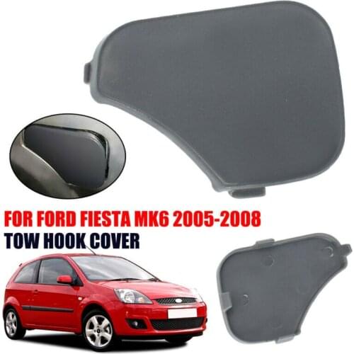 1pc Car Replacement Accessories For Ford Fiesta MK6 2005-2008 Front Bumper Towing Hook Eye Cover Trailer Tow Cap