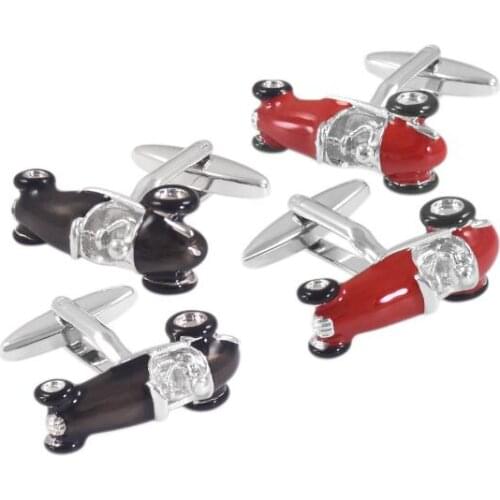 10pairs/lot Vintage Racing Car Cuff links Copper Plating Cufflinks Shirt Cuff Buttons Mens Jewelry Accessory Gift Wholesale