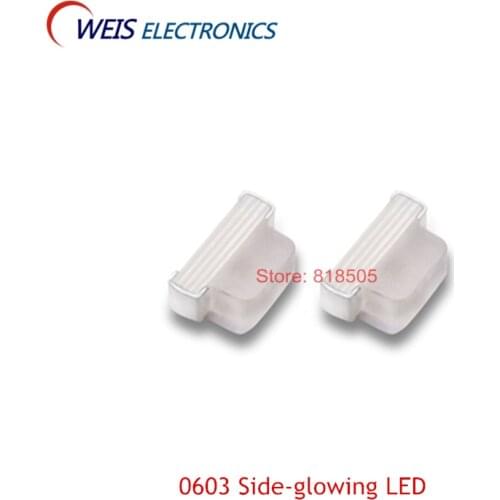 20PCS 0603 SMD IR LED 0602 940NM (18-20mW) 1.3-1.5v 20ma 1.7*0.6mm Side-emitting for Photoelectric switch