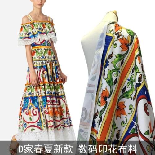 238x146cm printed twill polyester fabric cloth brand sewing children pajamas parent-child clothing fabric for dress material