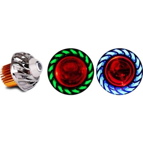 80%HOT Motorcycle Fog Light LED Projector Universal Scooter Double Angel EyeS1 Headlight