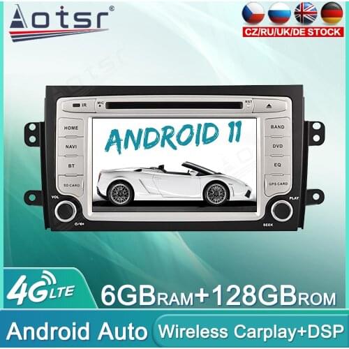 Android 11 128GB Car Radio DVD For Suzuki SX4 2006-2010 Car Audio Multimedia Player GPS Navigation Auto Stereo Head Unit Carplay