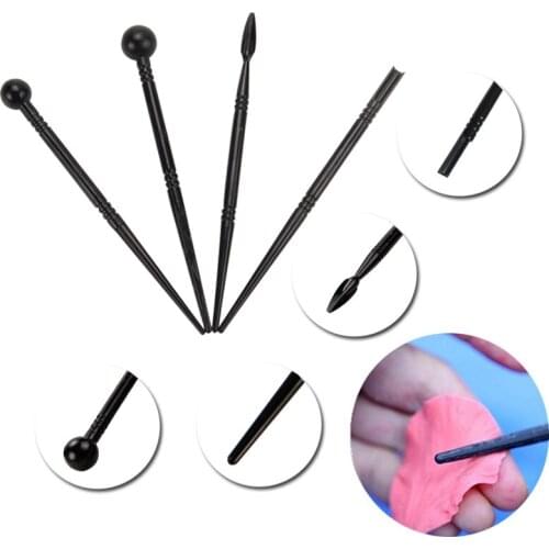 Free Shipping FDA High Quality 4pcs Fondant Modelling Tools set