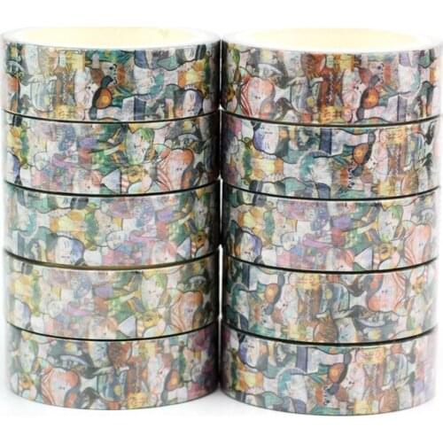 Decorative Cute Lucky Cat Washi Tapes Japanese Paper Kawaii Scrapbooking Tools Masking Tape Christmas Photo Album Diy Stationery