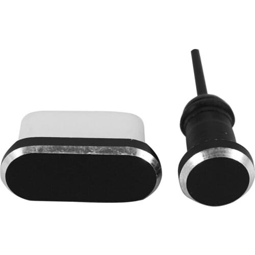 Usb C Aluminum Dust Plug Set Type-C Charging Port 3.5Mm Headphone Jack Cell Phone Accessories For Huawei Mate 20