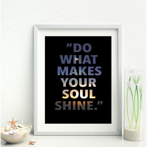 Beauty Quote Wall Art Prints Poster Wall Pictures Baby Kids Room Decor Poster Decoration