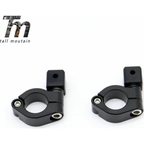 Headlight Aux Lights Bracket Fog Lamp Supporter for 25mm Bar Universal Motorcycle Front Head Light Accessories CNC Aluminum