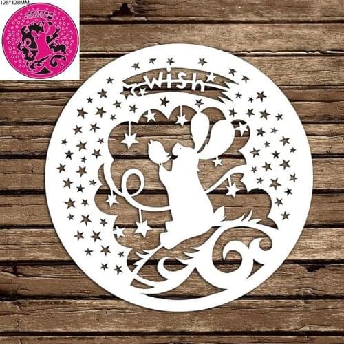 Rabbit 2021 Metal Cutting Dies Decoration Scrapbook Paper Craft Knife Mould Blade Punch Stencils