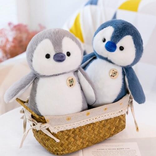 Penguin Doll Plush Toy Stuffed Soft Kawaii Animal Cartoon Pillow Dolls Hairy Penguin Toy Childrens Car Decoration Holiday Gift