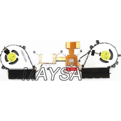 New CPU GPU Cooler Fan Heatsink For Lenovo YOGA3-14 Yoga 3 14 DFS150305060T FG5S DFS150505020T FG5R 5V 0.5A Radiator