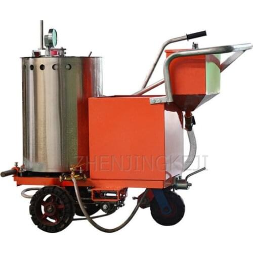 Highway Hot Melt Heating Marking Machine 5.5KW Draw A Line Community School Parking Space Dividing Line Road Marking Equipment