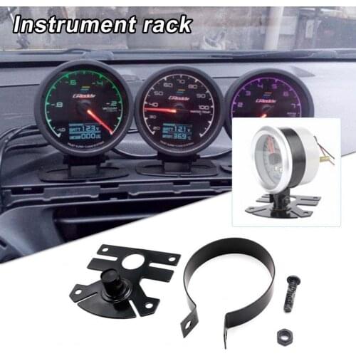 Meter Mount Holder 52mm Diameter Single Hole Iron Car Gauge Single Hole Bracket for Car