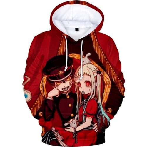 New Hot Sale Toilet Bound Hanako kun 3D Hoodies Men women Spring Autumn Cartoon Sweatshirts Kids Cosplay sudaderas