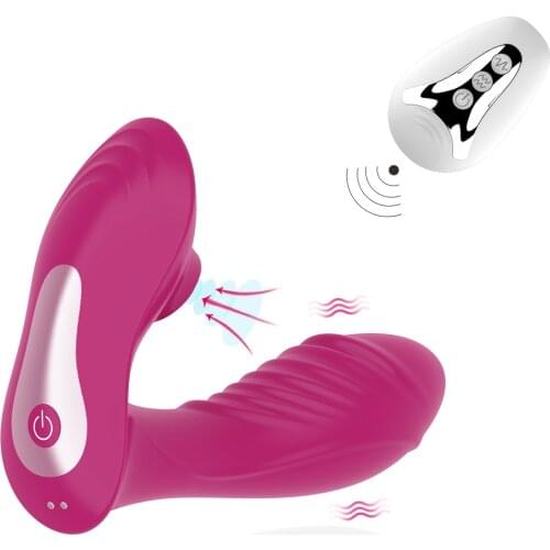 Remote Controller Sucking Vibrator for Couple Dildo Clit Sucker 10 Modes Clitoris Stimulator Vagina Massager Sex Toys for Women