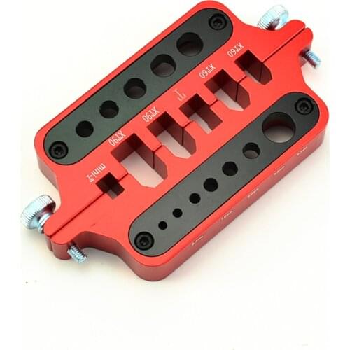 RC metal mini red soldering tool holder model car drone marine welding tool T plug connector XT60 XT90