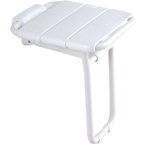 Contemporary shower room is used with folding go up turn shower chair contracted model is used at the bathroom