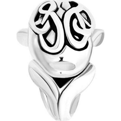 Vintage dolphin animal charm lucky beads Suitable for Pandora charm braceletbeads
