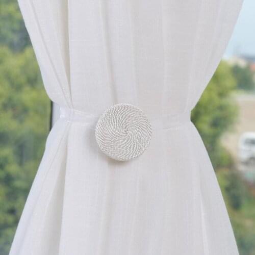 Curtain Clip Holder Buckle Magnetic Tie Backs for Drapery Panel Nets Voiles