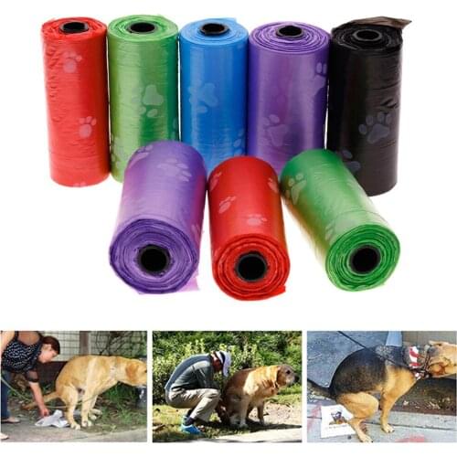 10 Rolls Dog Poop Bag Degradable Plastic Pet Dog Poop Bags For Dog Cat Toilet Clean Up Outdoor Waste Garbage Cleaning Bag