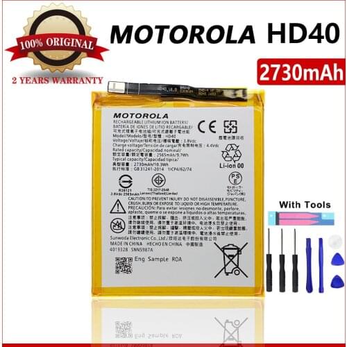 100% genuine 2730mAh HD40 For Motorola Moto Z Force 2nd Moto Z Force 2nd gen Moto Z2 Force XT1789-1 Batteria With Gifts Tools