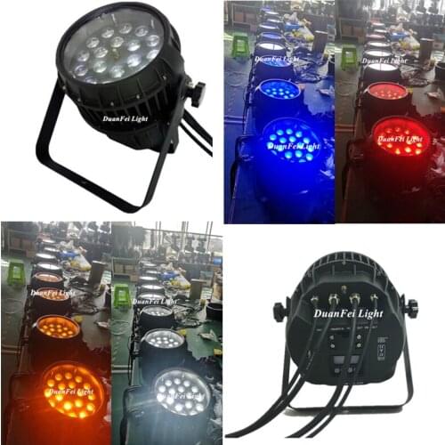 20pieces Outdoor IP65 Wash LED Par Zoom Wireless dmx 512 Waterproof Par lyre wash rgbwa zoom par 18x15w