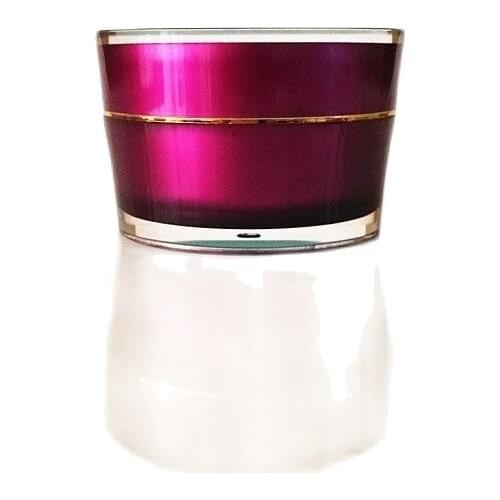 15g purple color acrylic cone-shape cream jar for gel/eye cream/night cream/moisturizer/essence cosmetic packing
