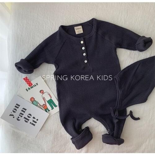 Baby Boys Clothes Newborn Baby Romper Set With Hat Infant Boys Girls Romper Long Sleeve Cotton Baby Jumpsuit Sleepwear Playsuit