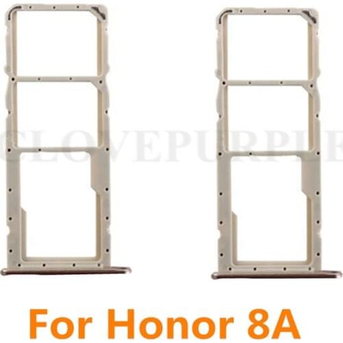 SIM Card Tray For Huawei Honor 8A Slot Holder Adapter for Huawei Honor8A Replacement Parts