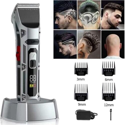 Professional Hair Clippers for Men Hair Cutting Electric Trimmer Haircut Kit Precision Hair Cutting for Barbers with Extra Base