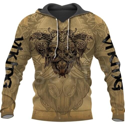 Tessffel Unisex Vikings Symbol Tattoo Viking Warriors NewFashion Harajuku MenWomen 3DPrint zipper/Sweatshirts/Hoodies/Jacket s11