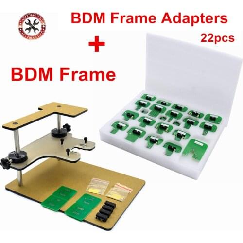 New BDM Frame With Full Adapters For FGTECH V54 BDM Frame Full Sets ECU Proframmer + 22pcs BDM Adapters Lowest Price