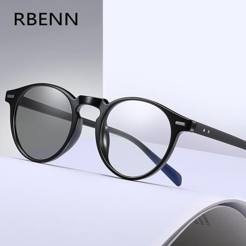 RBENN 2020 New Photochromic Reading Glasses Men Anti Blue Light Computer Presbyopia Eyeglasses Change Color Eyewear +0.75 1.75