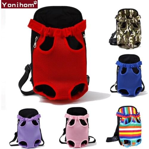 Carrier for Dogs Mesh Camouflage Dog Backpack Outdoor Travel Products Breathable Shoulder Handle Bags Travel Carrier for Dogs