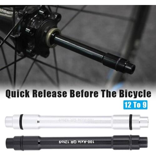 SALE Wheel Hub 12mm to 9mm QR Adapter MTB Bike Thru Axle Hub Quick Release Bicycle Front Wheel Hub Adapter Dropshipping CSV