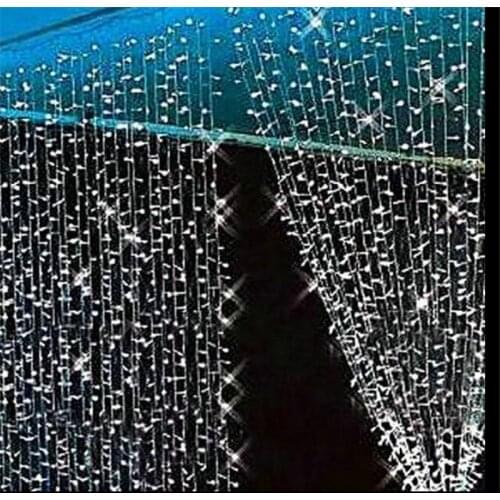 3M x 3M 300 LED Outdoor Home Warm White Christmas Decorative xmas String Fairy Curtain Garlands Strip Party Lights For Wedding