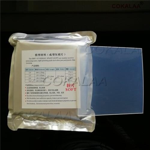 HARD sheet 0.6mm-3mm Dental Lab Splint Retainer Thermoforming Material for Vacuum Forming Hard 0.6 0.8 1.0 1.5 2.0 mm soft 3.0 m