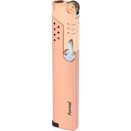 Pipe Lighter Compact Jet Butane Lighter Torch Turbo Gas Cigarette 1300 C Fire Windproof Stripe Lighter No GAS