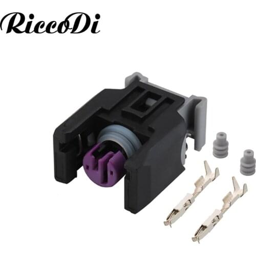 1-20 Kits 2 Pin Delphi EFI Socket Diesel Common Rail Engine Connector H5 H6 Injector Nozzle Plug For Buick The Great Wall