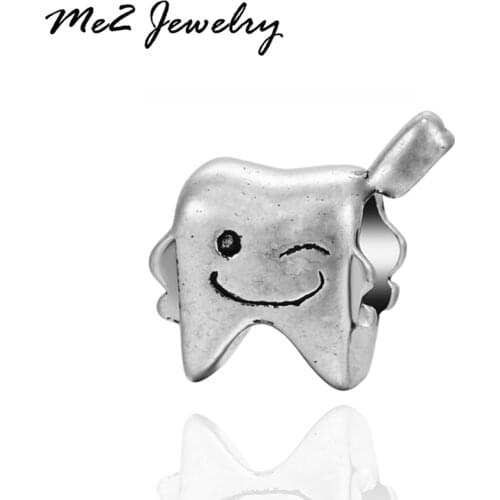 European Charm Beads fit Pan Charm Bracelets & Bangles 1PC Silver Fashion Diy Jewelry Free Shipping