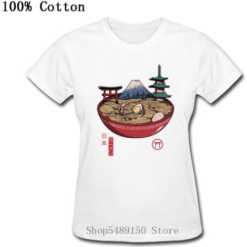 2020 Streetwear Harajuku Food Soup Tasty Womens Hip Hop Tshirt Camisetas Japanese Ramen Noodles 3D Printed Short Sleeve T Shirt
