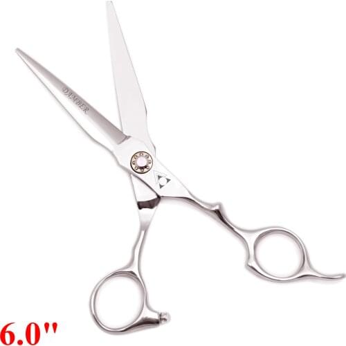 50Pcs 6.0 Hair Scissors Professional High Quality Barber Scissors Hairdressing Hair Cutting Thinning Scissors 440c Shears 9024