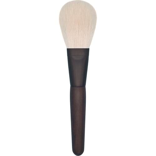 B104 Professional Handmade Makeup Brush Soft Saibikoho Goat Hair Large Flat Face Powder Brush Ebony Handle Make Up Brushes