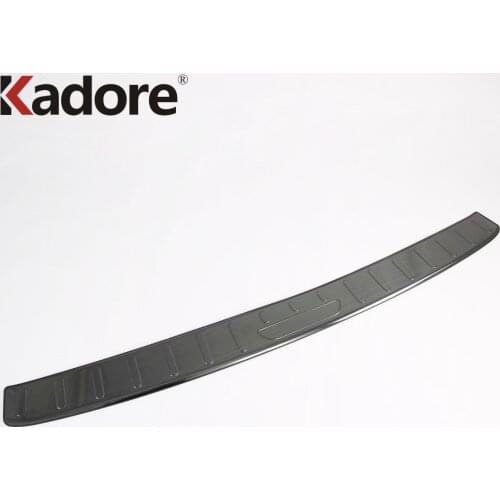 For Hyundai Tucson 2019 2020 Stainless Steel Rear Outer Bumper Protector Trim Door Sill Scuff Cover Plate Car Accessories